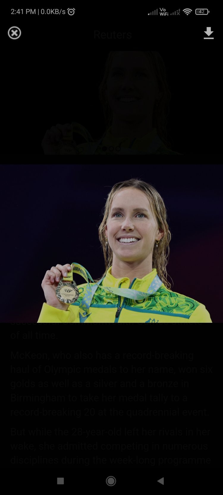 Australian Emma McKeon became the most successful Commonwealth Games athlete of all time.