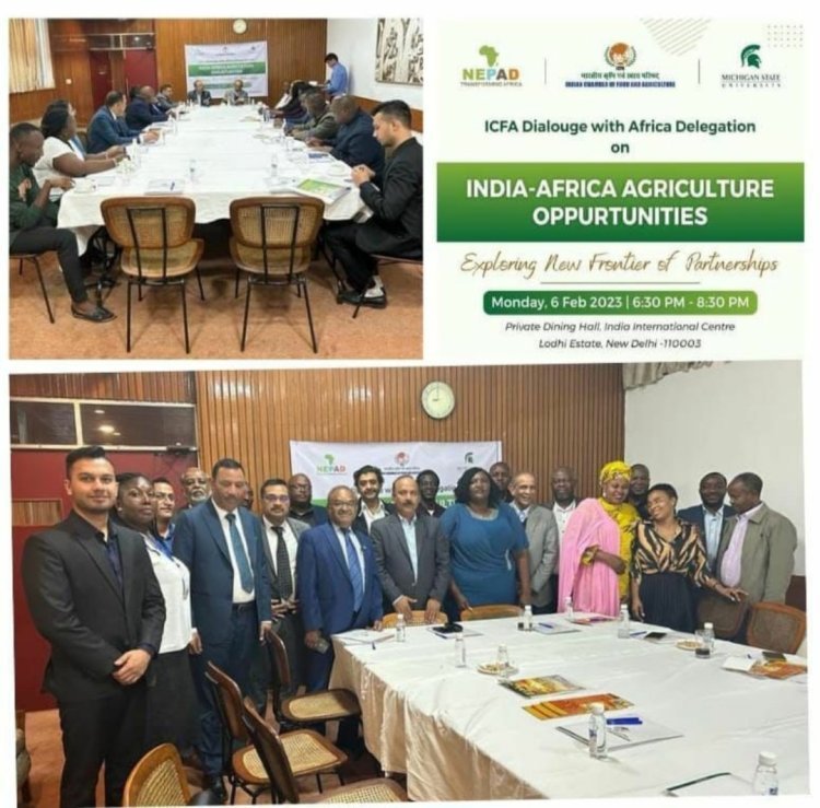 ICFA yesterday hosted 15 member African delegation in New Delhi,