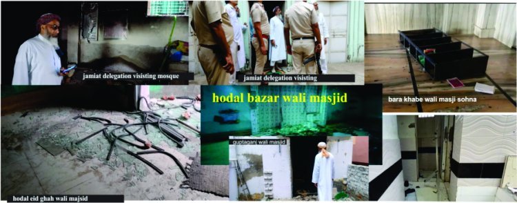 Mewat communal violence : 13 mosques vandalized religious books burnt