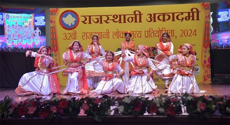 Rajasthani Academy Organises 32nd Rajasthani Group Folk Dance Competition 2024