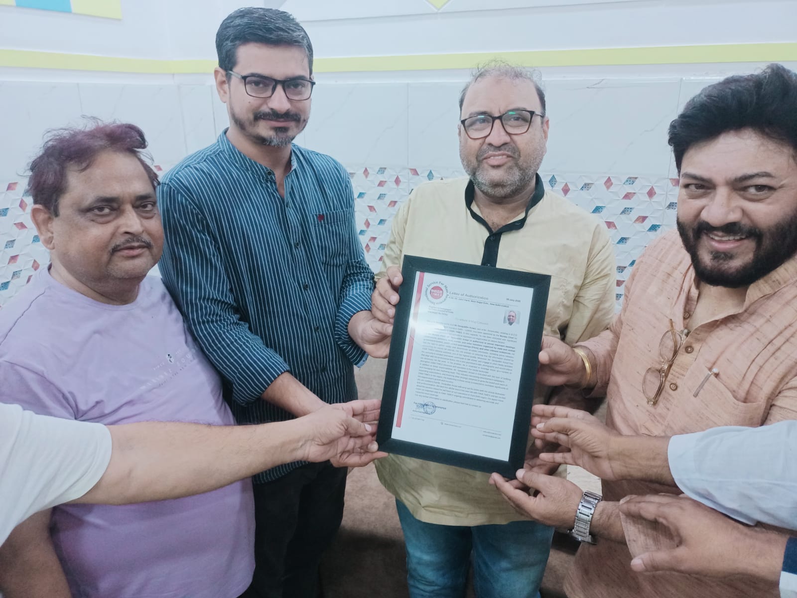 Farhan Siddiqui Appointed Sarajuddin Ansari as a east delhi bureau chief