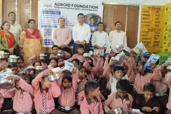 Adroid Foundation Empowers Students Through Support Initiative at Primary School-II, Tikarmafi, Amethi
