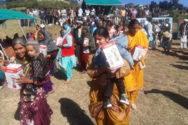Army Brings Light to Bhaderwah’s Hills — Solar Lamps Illuminate Hope in Chinta Valley