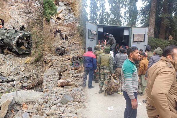 Tragedy in mountainous Doda, Jammu & Kashmir: An Army vehicle carrying soldiers to a forward post plunged into a deep gorge, killing 10 brave personnel and injuring 10 others.