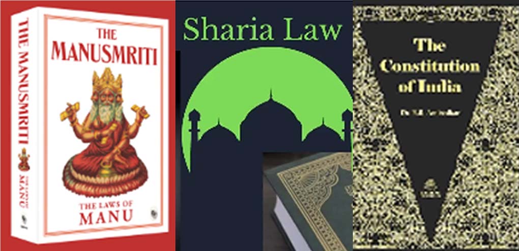 Exploring the debate between Sharia, Manu Smriti, and the Indian Constitution, and its impact on democracy, secularism, and citizen rights in contemporary India.